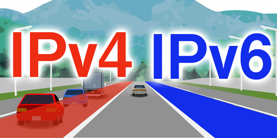 IPv4とIPv6との違い